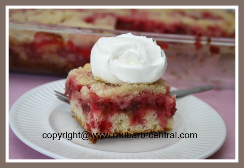 Strawberry Rhubarb Cake Recipe Fresh Rhubarb Cake With Jello Gelatin
